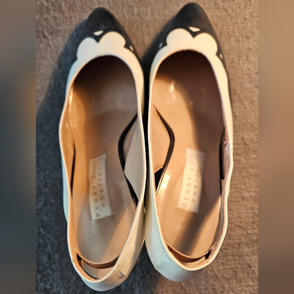 Perry Ellis Portfolio Spectators, Dual Colors-Navy and White, Size 10